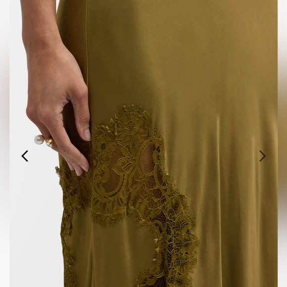 A.L.C. Satin and Lace midi Skirt - Picture 4 of 4